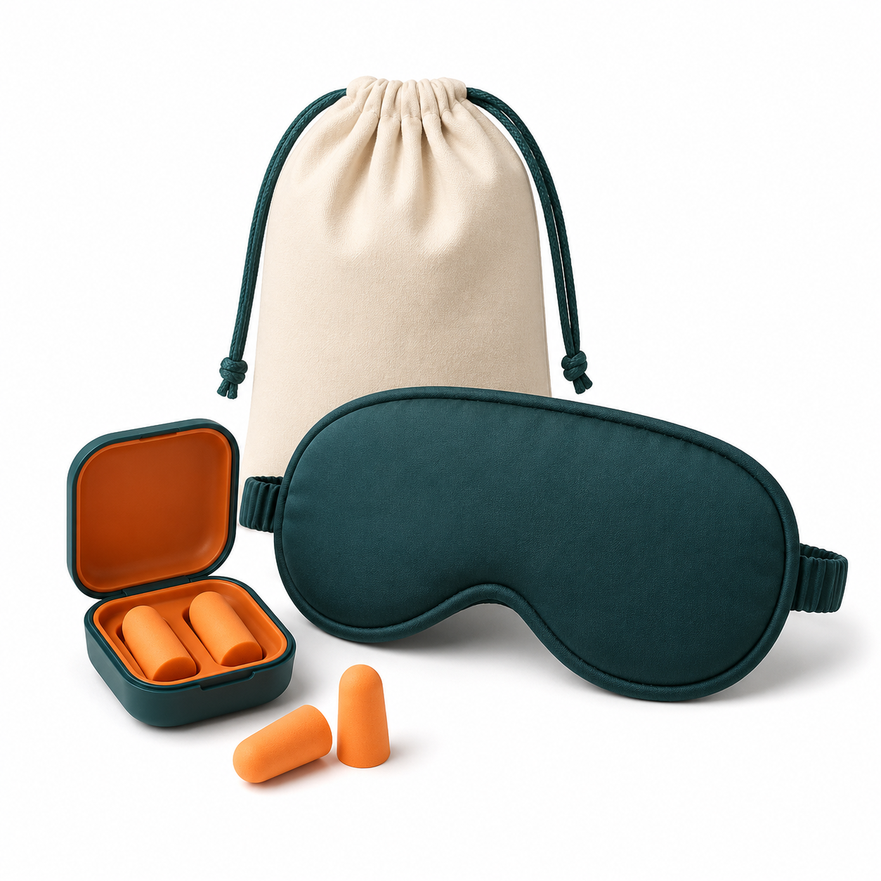 Travel Eye Mask and Earplug Set